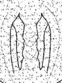 Close-up of zombie mask patent — mouth area